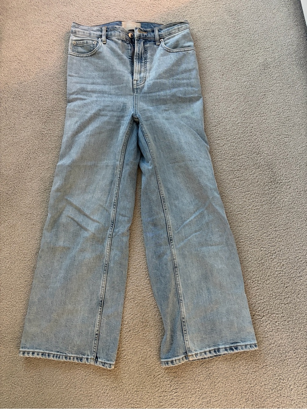 Everlane Light Blue way high sailor Wide Leg Jeans, 26 short